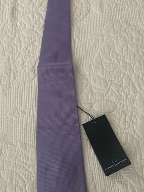 Men's Lavender Textured Tie